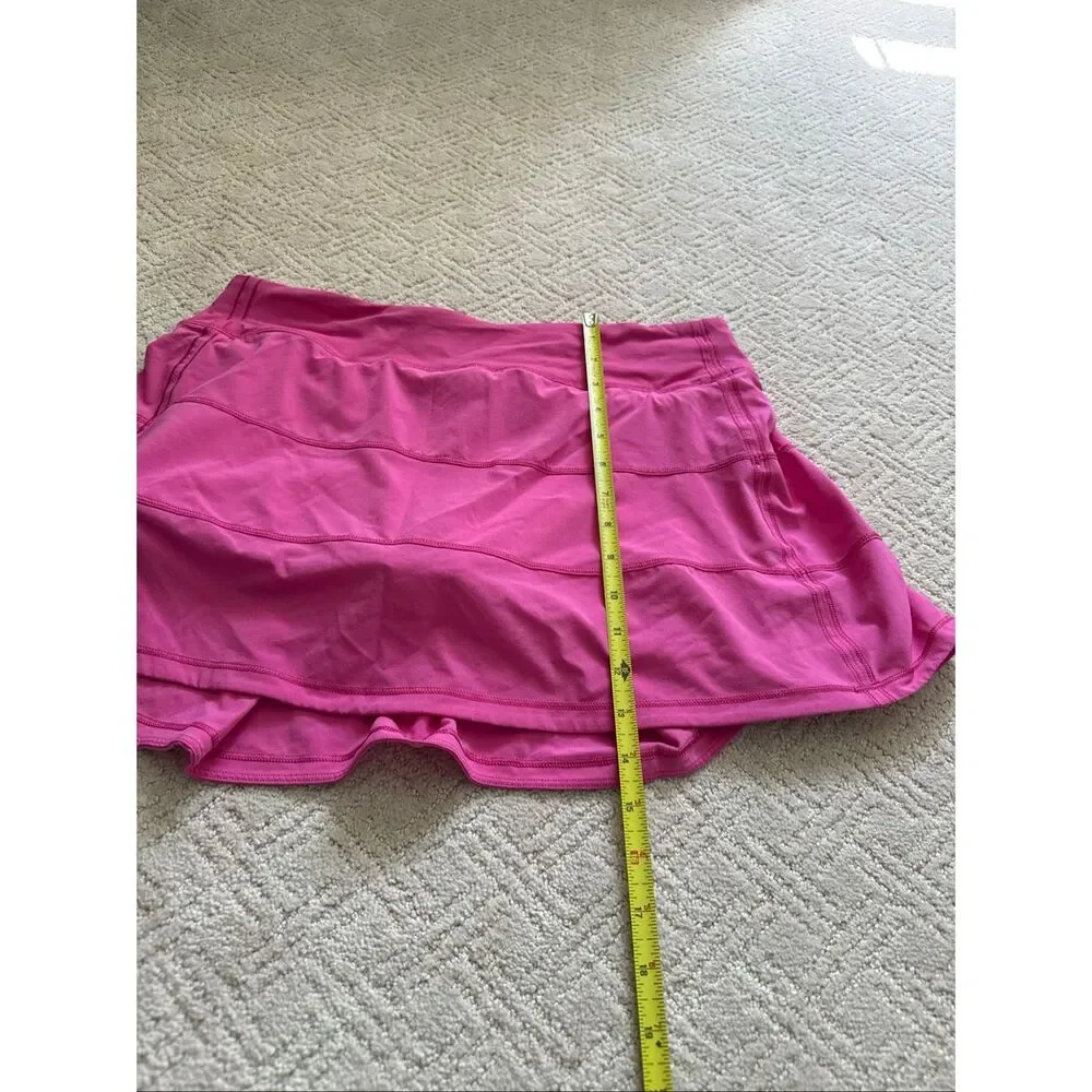 Lululemon Pace Rival Skirt Hot Pink